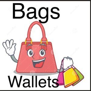 REDUCED! BAGS AND WALLETS SHOW SILENT NOT SO SILENT